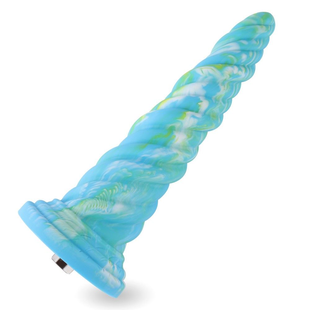 HiSmith Silicone Aqua Awl Fantasy Dildo (KlicLok) 10 Inch HiSmith