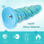 HiSmith Silicone Aqua Awl Fantasy Dildo (KlicLok) 10 Inch HiSmith