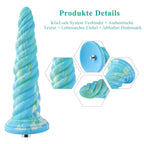 HiSmith Silicone Aqua Awl Fantasy Dildo (KlicLok) 10 Inch HiSmith