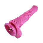 HiSmith Silicone Pink Monster Fantasy Dildo (KlicLok) 10 Inch HiSmith