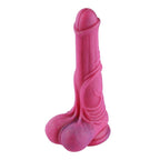 HiSmith Silicone Pink Monster Fantasy Dildo (KlicLok) 10 Inch HiSmith