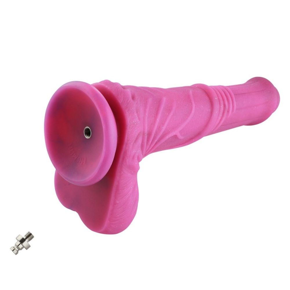 HiSmith Silicone Pink Monster Fantasy Dildo (KlicLok) 10 Inch HiSmith