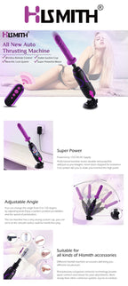 HiSmith Pro Traveler Remote & App Controlled Sex Machine HiSmith