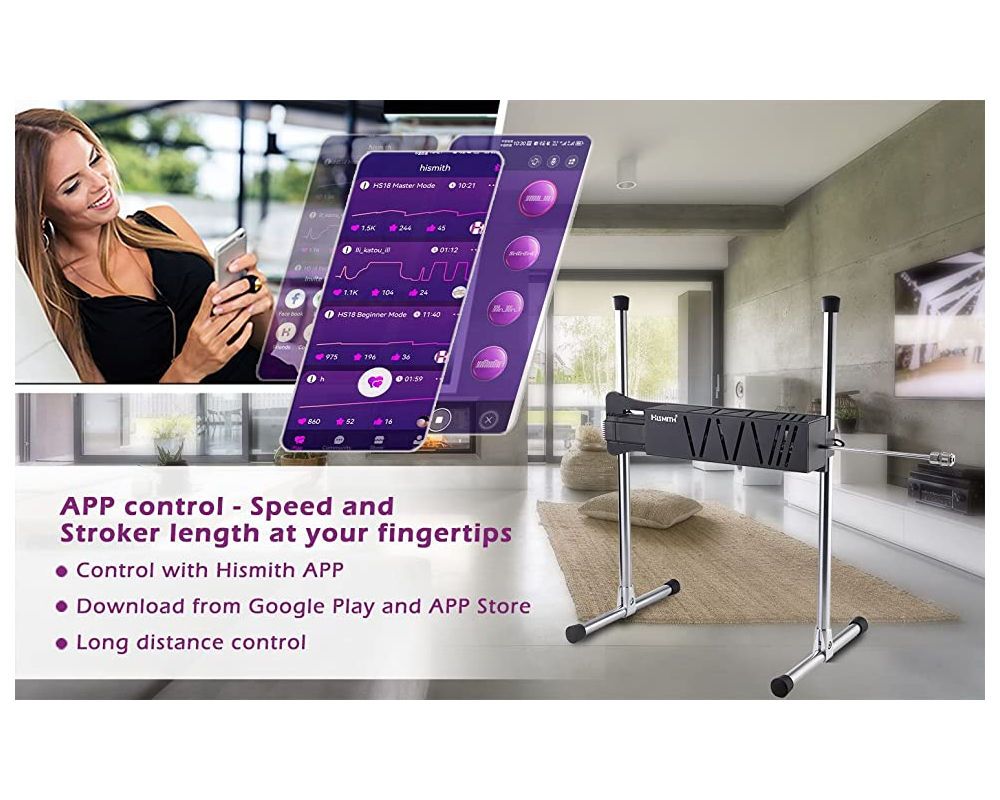 HiSmith Servok Premium App Controlled Sex Machine With KlicLok System HiSmith