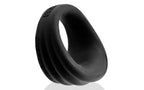 Hunkyjunk Expander Slim Scoop Cock Ring Black Hunkyjunk