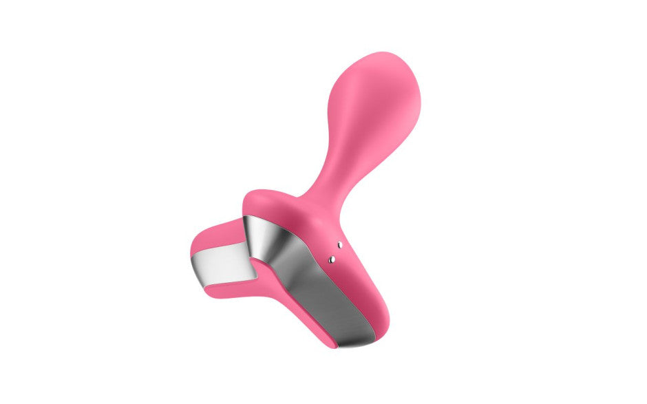 Satisfyer Game Changer Waterproof Silicone Vibrating Butt Plug Pink Satisfyer