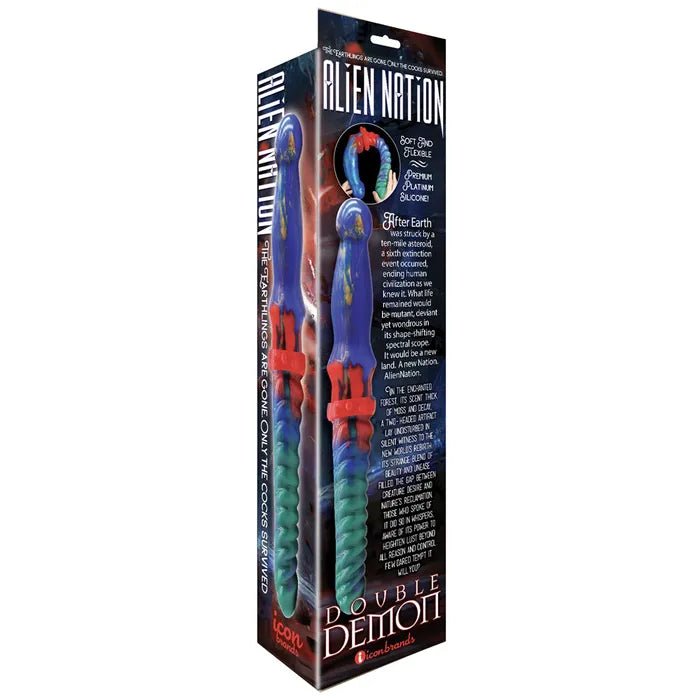 Icon Brands Alien Nation Double Demon Fantasy Double Dildo 35cm - LOVVA