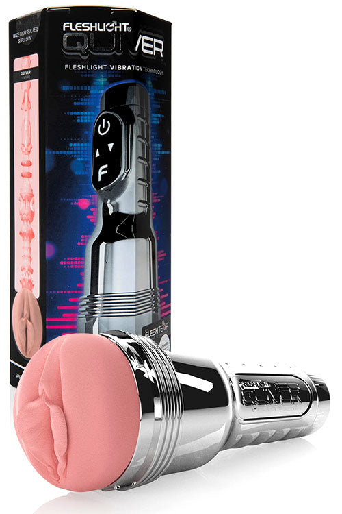 FleshLight Quiver Vibrating & Warming 9.6" Masturbator Fleshlight Main image