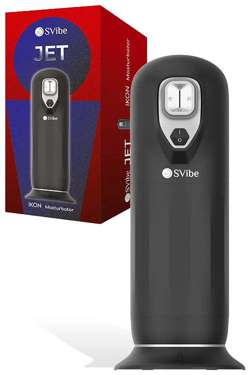 Snail Vibe Ikon Jet Male Masturbator Black SVibe
