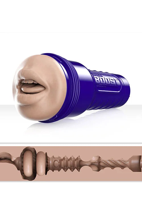 FleshLight Boost Blow 10" Realistic Mouth Stroker Fleshlight