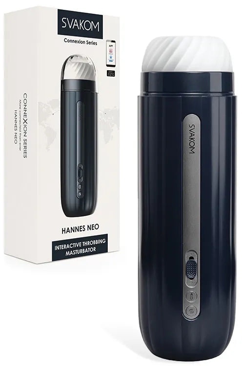 Svakom Hannes Neo Interactive Throbbing Mens Masturbator Stroker SVAKOM Main image