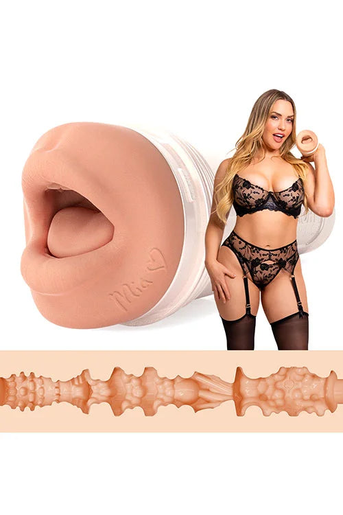 FleshLight Mia Malkova Headshot Mouth 9.75" Masturbator Fleshlight