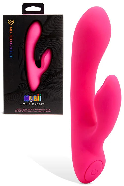 NU Sensuelle Jolie Nubii 5.9" Mini Heated Rabbit Vibrator Fleshlight