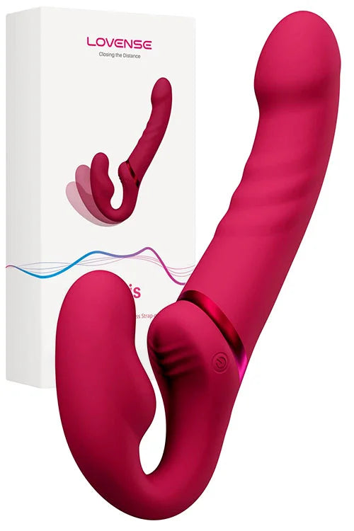 Lovense Lapis Flexible Vibrating Strapless Strap On Dildo Lovense Main image