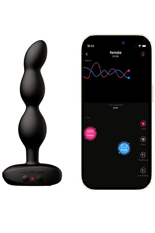 Lovense Ridge App Controlled Vibrating Anal Beads Lovense