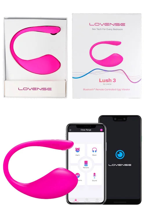 Lovense Lush 3 Bluetooth Remote & App Controlled Egg Vibrator Lovense