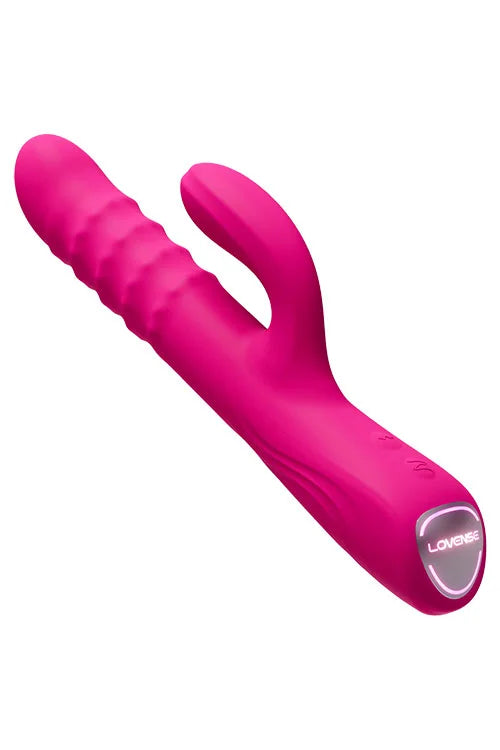 Lovense Velvo 9.7" App Controlled Rotating & Rolling Rabbit Vibrator Fleshlight