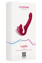 Lovense Lapis Flexible Vibrating Strapless Strap On Dildo Lovense