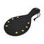 Bound Noir Nubuck Leather Paddle With Brass Stud Detail Bound