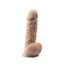 SilexD 8.5 inch Realistic Silicone Dual Density Girthy Dildo With Suction Cup with Balls SilexD