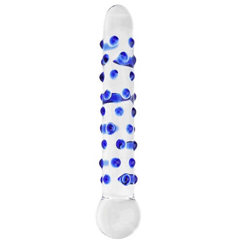 Spectrum Nubby Textured Glass Dildo Spectrum