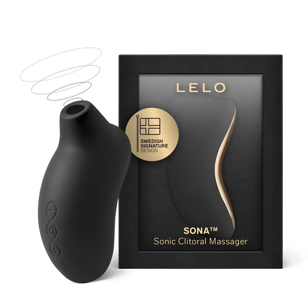 LELO SONA Sonic Air Pulse Clitoral Massager Black LELO Main image