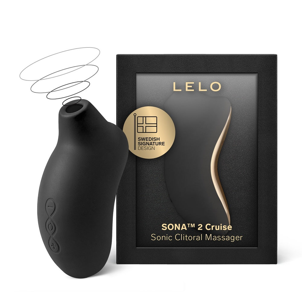LELO SONA 2 Cruise Air Pulse Clitoral Massager Black Lelo