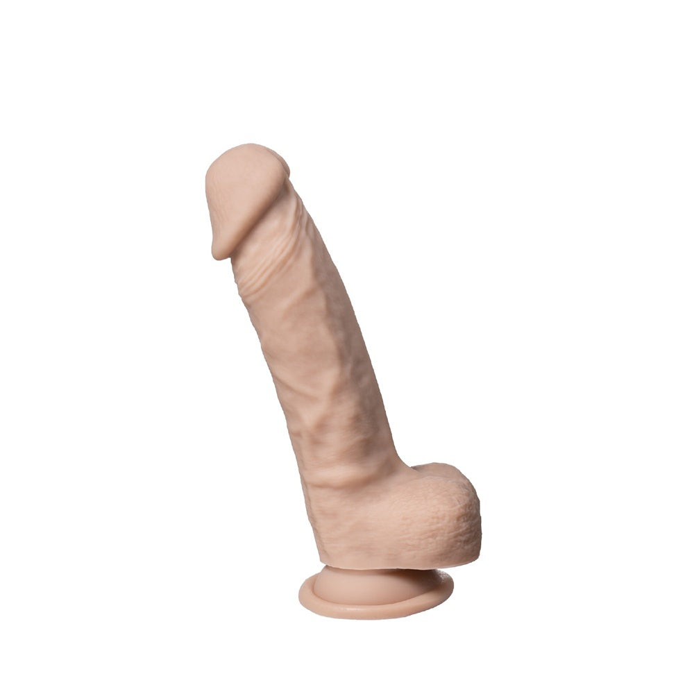SilexD Real Skin 8 inch Silicone Realistic Dildo With Balls & Strong Suction Base SilexD Main image