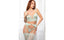GWorld 4 Piece Lace Demi Bustier Set with Garter Belt OS