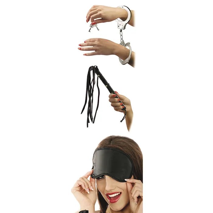 Pipedream Fetish Fantasy Series Lovers Fantasy Bondage Kit 3 Piece Set - LOVVA