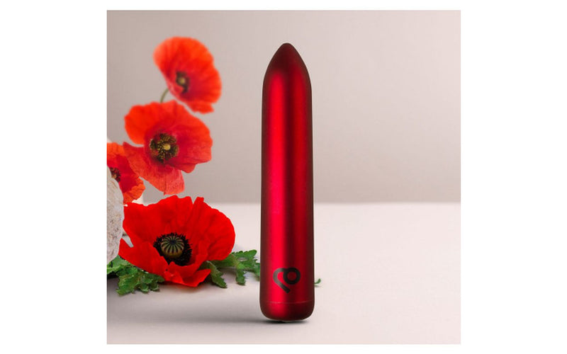 Rocks Off Poppy Red Rechargeable Bullet Vibrator