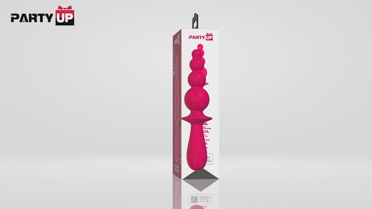 Party Up EVAJANE USB Rechargeable Beaded Vibrator 17.1cm