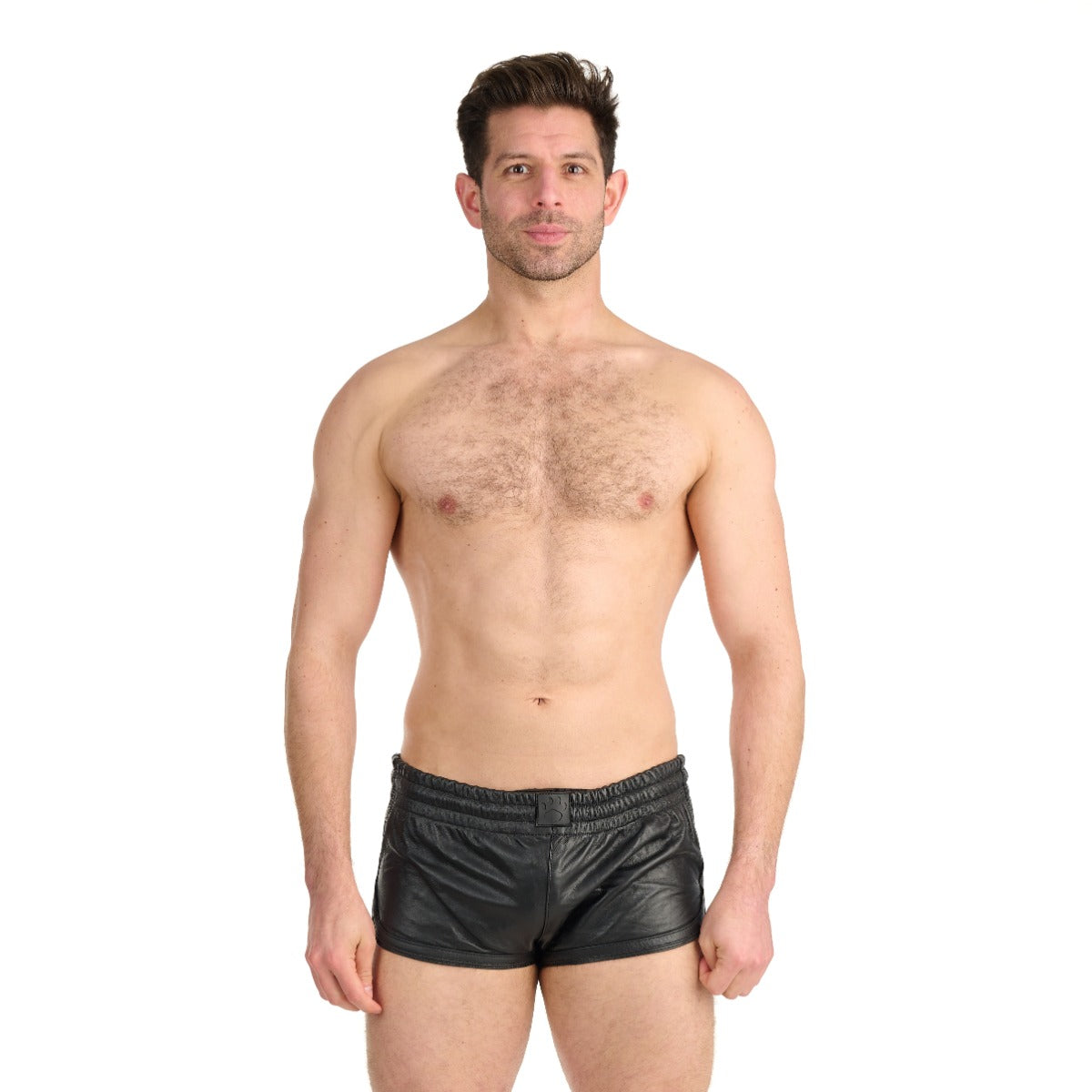 Prowler Red Leather Sports Shorts Black XXL