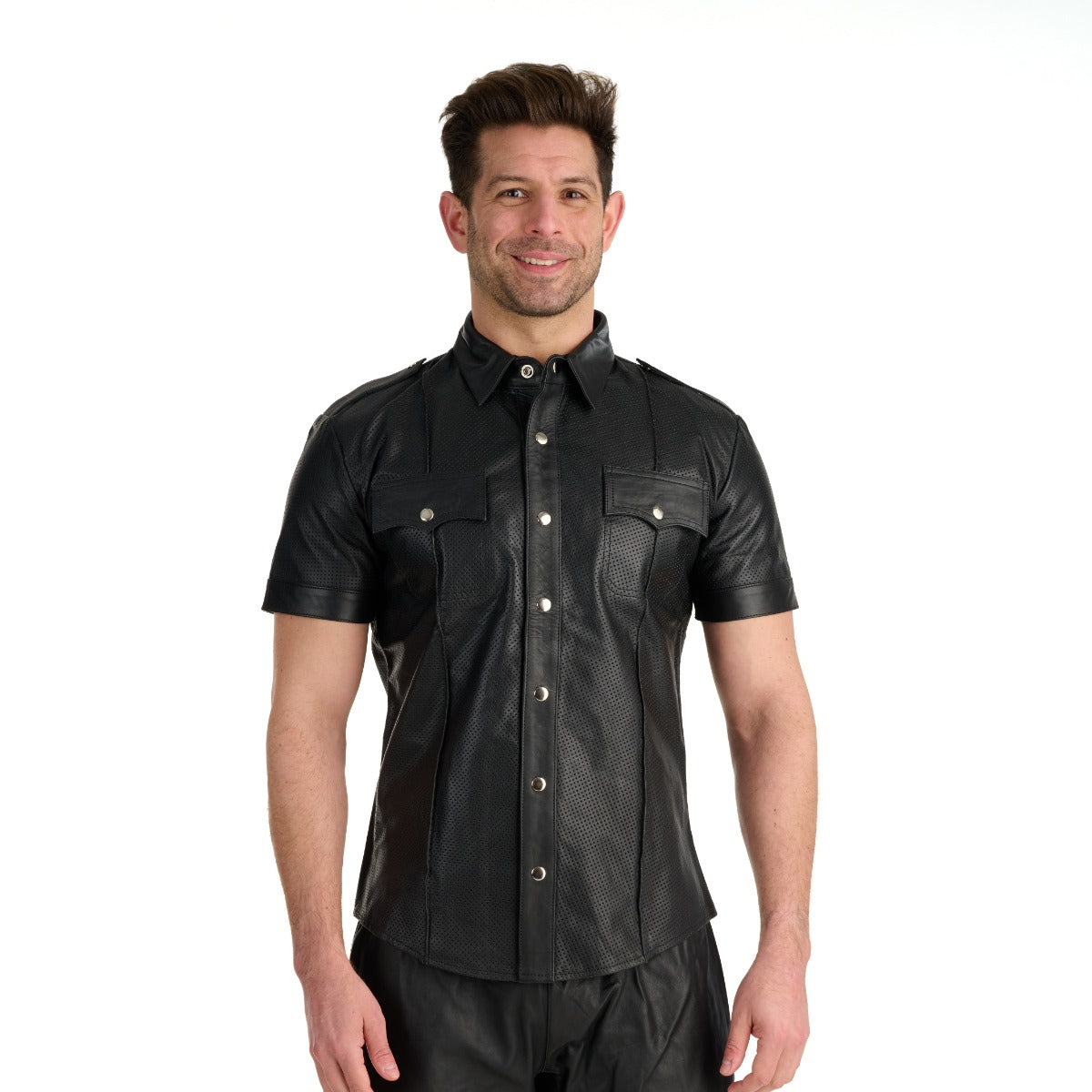 Prowler Red Punch Hole Shirt 