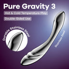 Satisfyer Pure Gravity 3 Steel Dildo 21cm - LOVVA