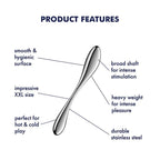 Satisfyer Star Force 3 Steel Dildo 27cm - LOVVA