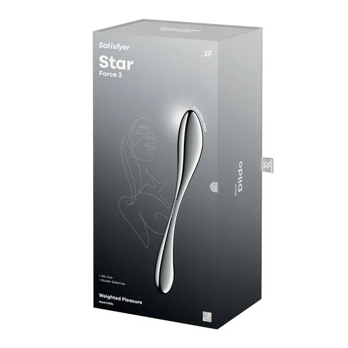 Satisfyer Star Force 3 Steel Dildo 27cm - LOVVA