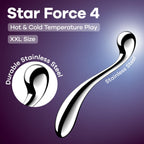 Satisfyer Star Force 4 Steel Dildo 26cm - LOVVA