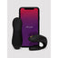 We Vibe Chorus Pro Satin App & Remote Controlled Couples Vibrator Black