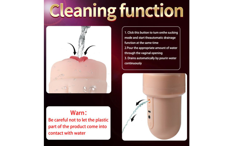 XISE Suctroker Dual Density Vibrating Sucking Vaginal Masturbator V3 XISE