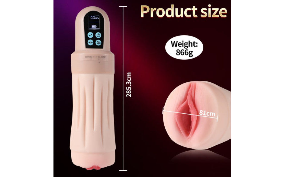 XISE Suctroker Dual Density Vibrating Sucking Vaginal Masturbator V3 XISE