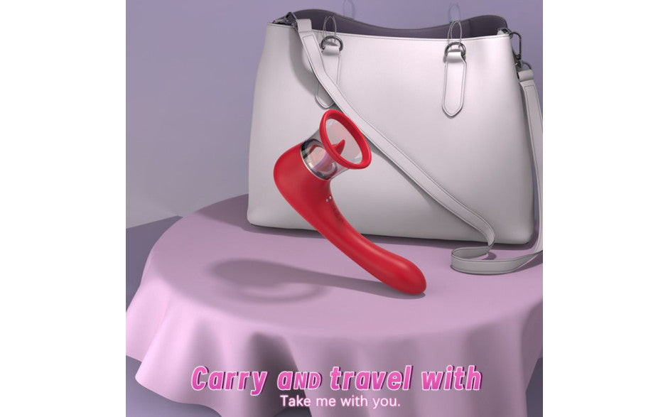 S Hande Trumpet 3 In 1 Sucking Licking Vibrating Vaginal Stimulator