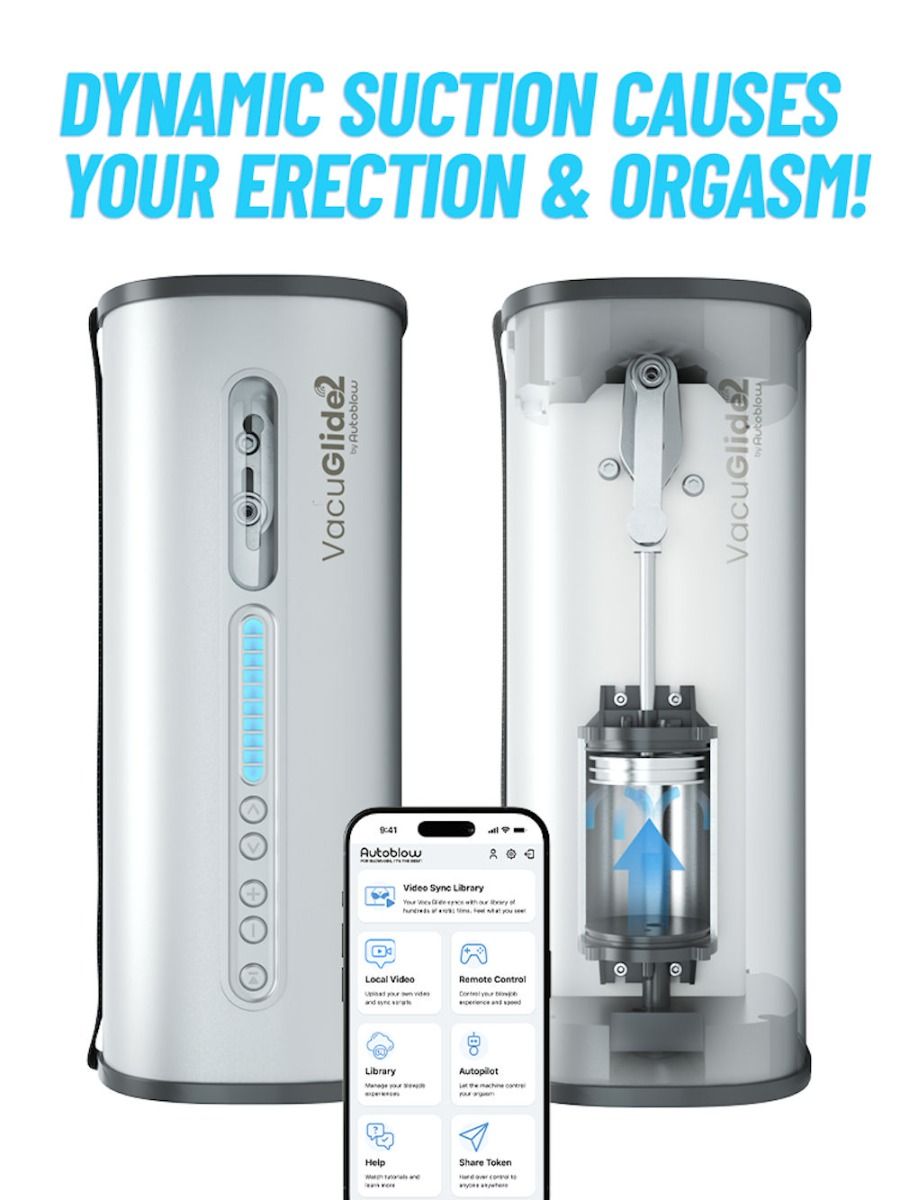 Autoblow VacuGlide 2 Suction Masturbator Autoblow