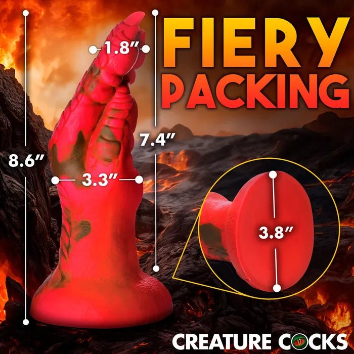 XR Brands Creature Cocks Demon Claw Fisting Claw Fantasy Silicone Dildo 21.8cm - LOVVA